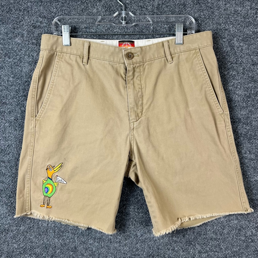 Dockers Shorts Men's 32‎ Pride Castro Slim Fit Khaki Casual Summer Colorful